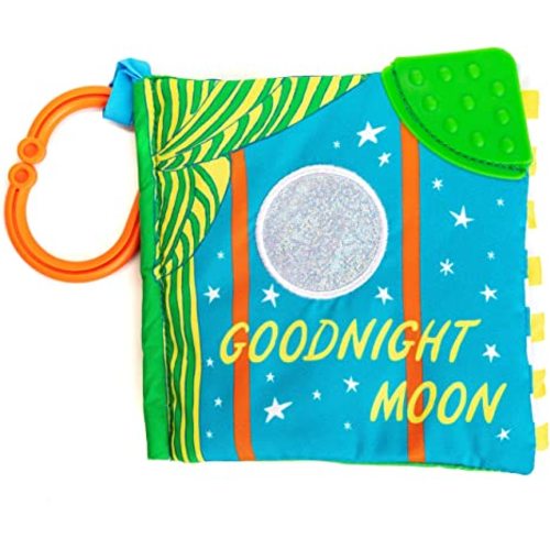Kids Preferred Goodnight Moon Soft Book with On The Go Clip, 5 Inches