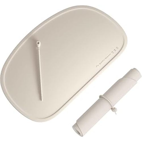 Cuddle Campus Silicone Placemat with Raised Edges for Kids,Toddlers,Babies, Non-Slip Table Setting Placemat for Dining,Come with String for Storage