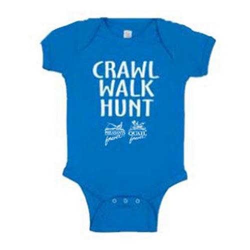 Artisans Pheasants Forever & Quail Forever Crawl Walk Hunt Onesie