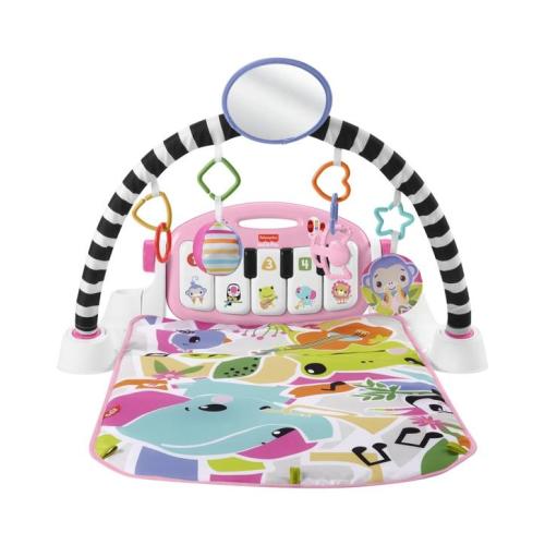 Fisher-Price Glow and Grow Kick and Play Piano Gym Pink