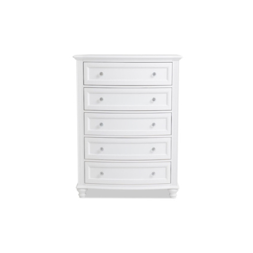 Madelyn White 5 Drawer Chest