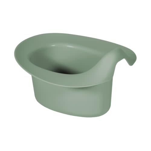 Kindsgut Elimination Communication Baby Potty – Ergonomic Infant Potty for Babies, Easy-Clean EC Potty with Splash Guard, Includes Printed EC Beginner Guide, Designed in Germany, Pistachio