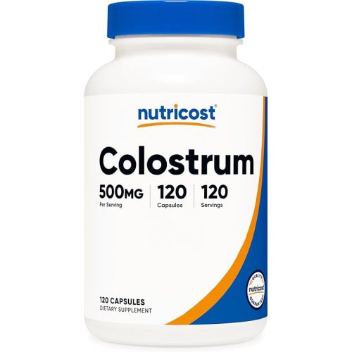 Nutricost Colostrum 500mg, 120 Capsules - Gluten Free & Non-GMO