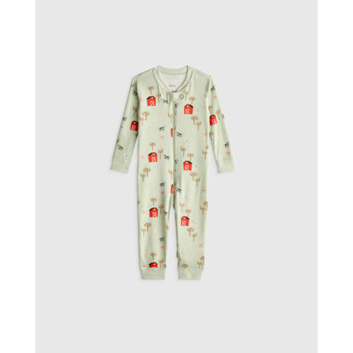 100% Organic Cotton One Piece Pajama - Baby in Polar Bears