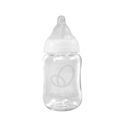 Evenflo Glass Balance Wide-Neck Anti-Colic Baby Bottles - 6oz, 3 pk