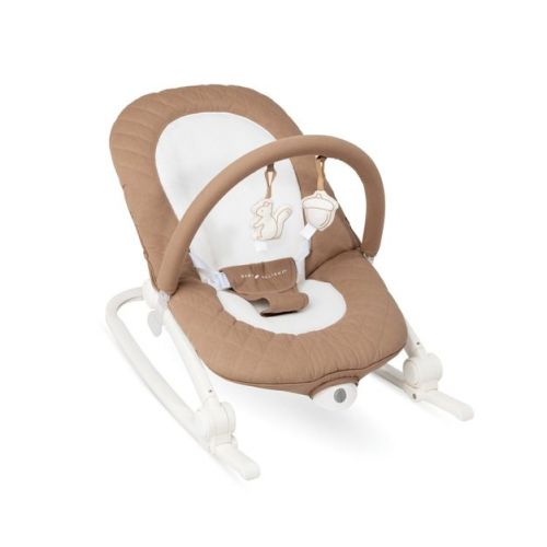 Baby Delight Aura Deluxe Bouncer & Rocker - Organic Mocha