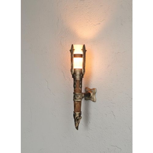 Rustic Medieval Wall Sconce - Torch for Castle Core & Whimsigoth Decor - Etsy