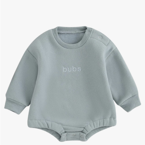 VISGOGO Newborn Infant Baby Boy Girls Oversized Romper Little Dude Sweater Onesie Coming Home Outfit Neutral Clothes