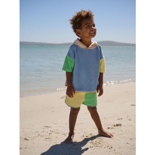 Colourblock Towelling Top and Short set (3mths-7yrs)