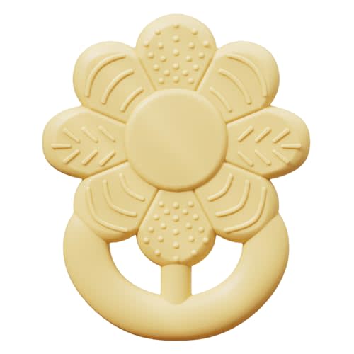 YOOTADO Baby Teething Toys for Babies 0-6 Months, Baby Teethers for Babies 3-6 6-12 Months Silicone Baby Chew Toys Gifts for Must Haves, BPA Free Flower