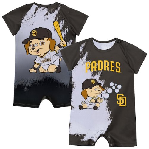 Newborn San Diego Padres  Outerstuff Brown Baby Mascot Bodysuit