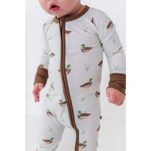 Duck, Duck Cute Ribbed Convertible Footies