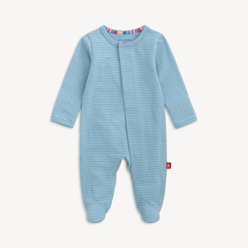 Magnetic Me Footie in “Luna Stripe”