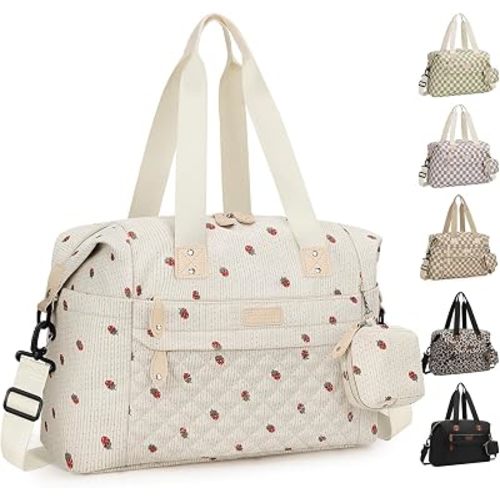 Pritent Diaper Bag Tote Waterproof Maternity Baby Bags with Pacifier Case