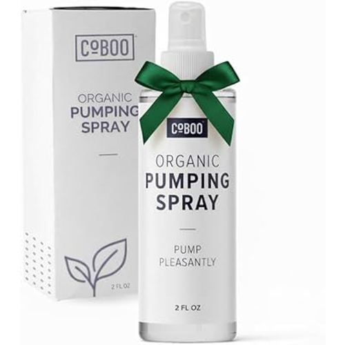 Pumping Spray 2 Fl Oz | Organic Skin Lubricant for Breast Pumping | Pump Flange Spray for Breast Shields | Vegan & Lanolin Free, Made in USA | Helps Sore Nipples & Clogged Milk Ducts