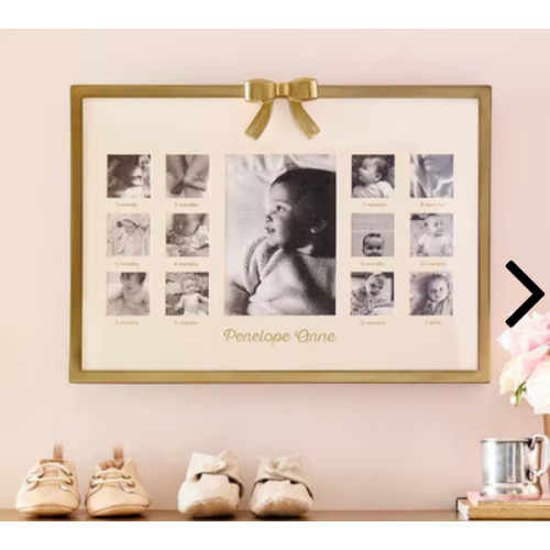 Ava Ribbon First Year Frame | Pottery Barn Kids AU