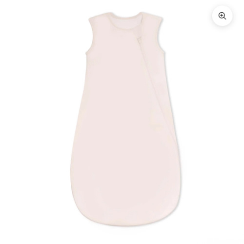 All Season Sleeveless Sleep Sack 1.0 TOG - Organic Cotton & Camel Wool - Primrose Pink