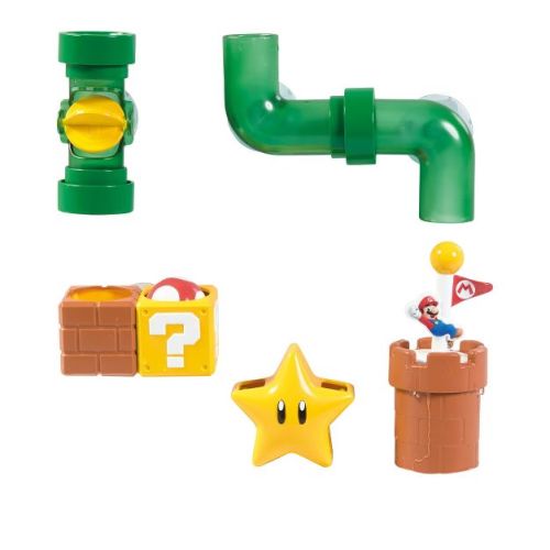 Super Mario Tomy Toomies My Mario Bath Pipes Playset - 6pc