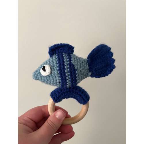 Crochet Fish Teether/Rattle