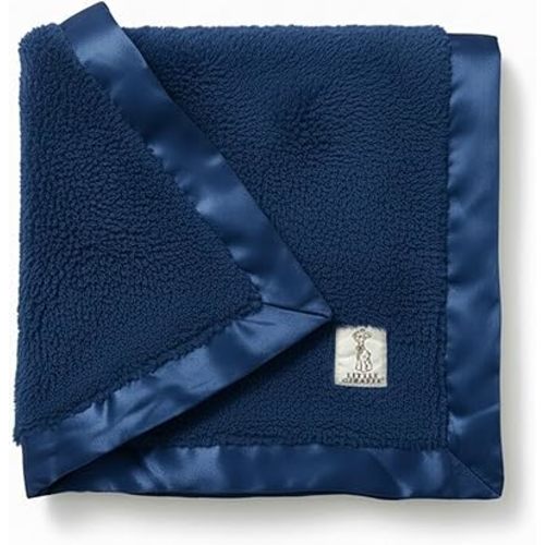 Little Giraffe Chenille Baby Blanket – 29x35” Soft Chenille with Satin Trim, Midnight | Ultra-Soft, Gentle & Safe, Lightweight & Breathable for Newborns & Toddlers
