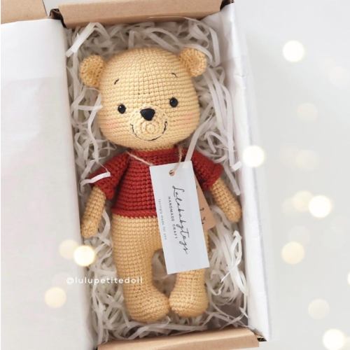 Finished product: Winnie And Friends Doll, Handmade toy, Crochet doll, Gift for baby