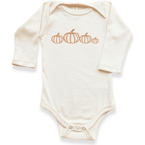 Pumpkin Patch - Organic Long Sleeve Baby Bodysuit