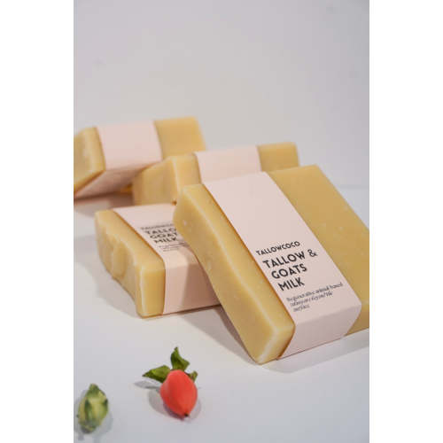 Tallow & Goat Milk Bar Soap, Cleansing Tallow For Sensitive Skin – TallowCoco