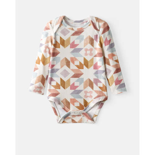Kaleidoscope Dreams Ribbed Bodysuit | Little Sleepies