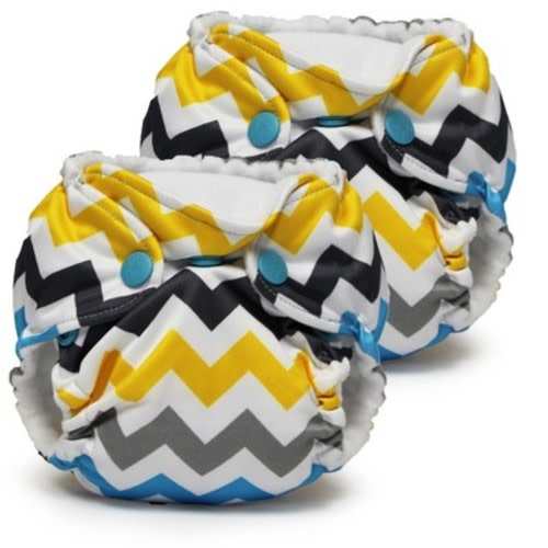 Kanga Care Lil Joey Newborn All in One AIO Cloth Diaper  Charlie Multicolored 4-12lbs