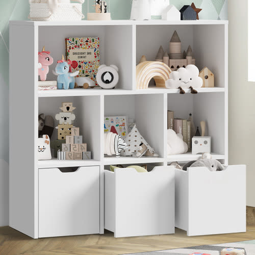 Kids' Clyde Bookcase with Storage