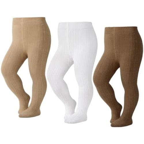 HONGTEYA Baby Girls Tights Leggings Toddler Stockings Soft Cotton Pantyhose