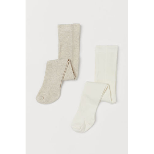 2-pack Tights - Beige - Kids | H&M US