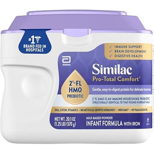 Similac Pro-Total Comfort Infant Formula With Iron, 20.1-oz Tub