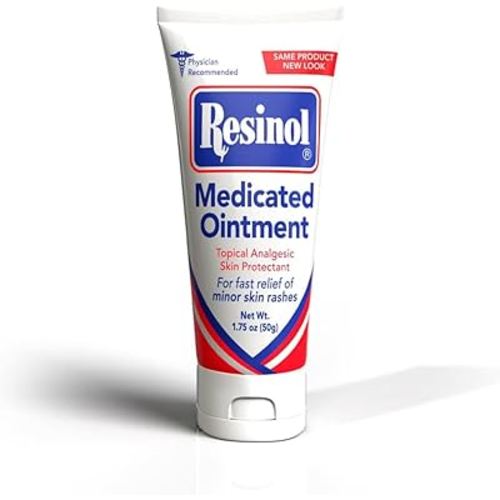 Resinol Medicated Ointment For Itch Relief And Protection Of Skin Rashes and Irritations, 1.75 Ounce Tube