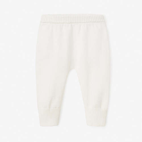 Whisper White Fine Knit Baby Pant WHITE / 9-12M