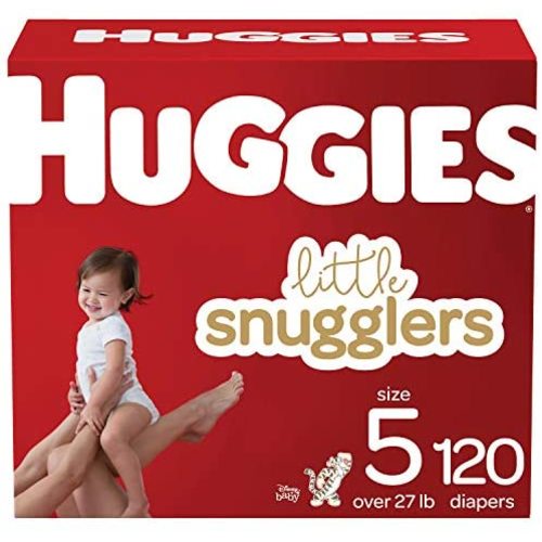 Baby Diapers Size 5, 120 Ct, Huggies Little Snugglers