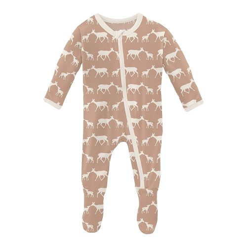 KicKee Baby & Toddler Zipper Footie – Ultra-Soft Viscose from Bamboo Pajamas with Flip Paws & Grips