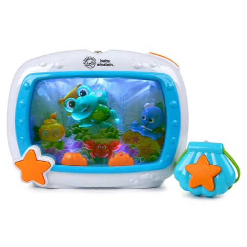Baby Einstein Sea Dreams Soother Musical Crib Toy and Sound Machine, Newborn and up