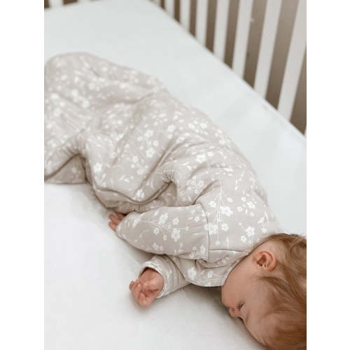 Magnolia Light Taupe Bamboo Viscose Long Sleeve Sleep Sack | günamüna