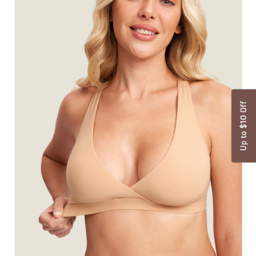 Inbarely® Crossover Racerback Nursing Bra