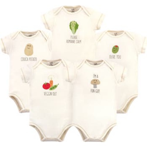 Organic Cotton Bodysuits, 12-18M