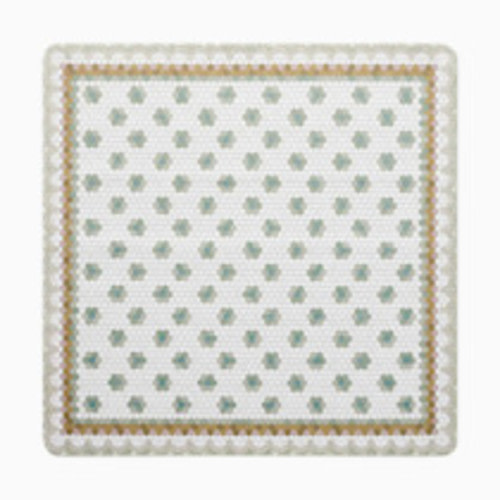 House of Noa Highchair Mat - Daisy Pine, 48X48
