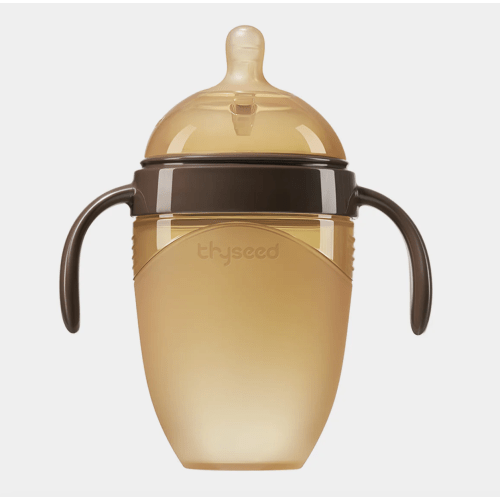 Natural Silicone Baby Bottle| 8oz/240ml (Handle Edition)