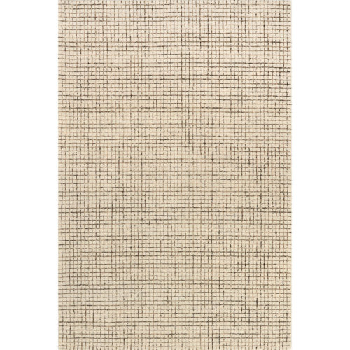 Katasha Checked Wool Area Rug