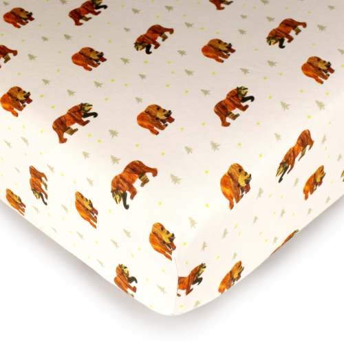 Brown Bear | Organic Crib Sheets – L'ovedbaby