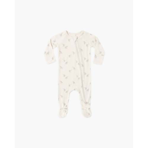 Bamboo Zip Footie Elephants