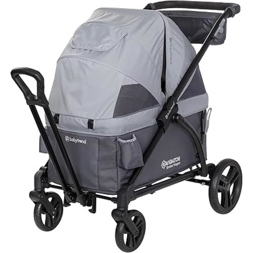 Baby Trend Navigator 2-in-1 Stroller Wagon, Madrid Grey