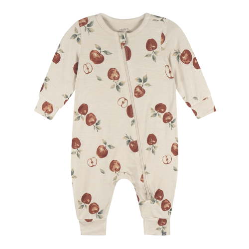 Modern Moments by Gerber Neutral Two-Way Zip Viscose Coverall, Sizes Newborn - 24 Months