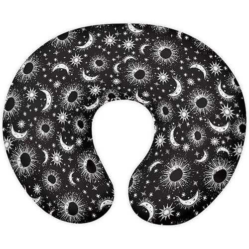 Nursing Pillow for Breastfeeding Multifunctional Breast Feeding Pillows for Mom, Breathable Nursing Pillows for Breastfeeding, Breastfeeding Pillows Covers, Sun Moon Star
