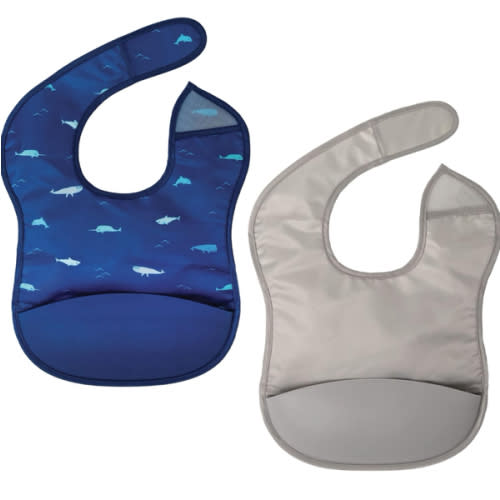 Amazon.com: Tiny Twinkle Silicone Bibs for Babies 6-24 Months | Waterproof & Mess-Proof Feeding Bibs with Food Catcher Pocket | Baby Led Weaning, Toddler Essentials for Boys & Girls | Baby Shower : Baby